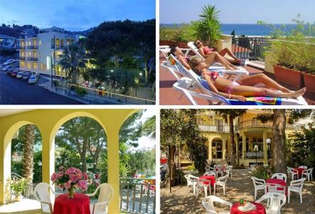 Hotel Casella och Bellevue apartments i Pietra Liguire, Liguriska rivieran