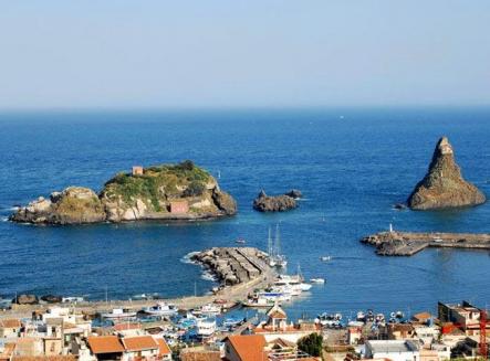 Hotel Eden Riviera i Acitrezza, Sicilien