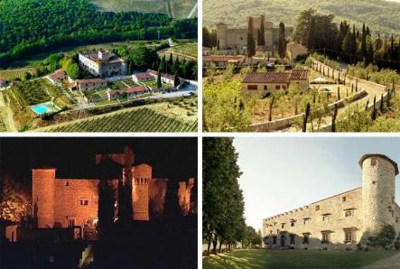 Castello di Meleto i Chiantiomr�det