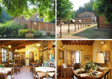 Bed and breakfast i Lorenzana, toscana